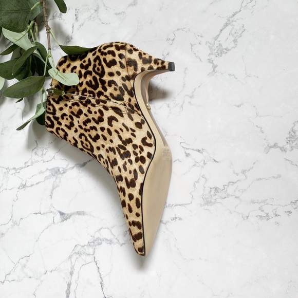 Sam Edelman leopard Bootie shoes 7 - Picture 3 of 5